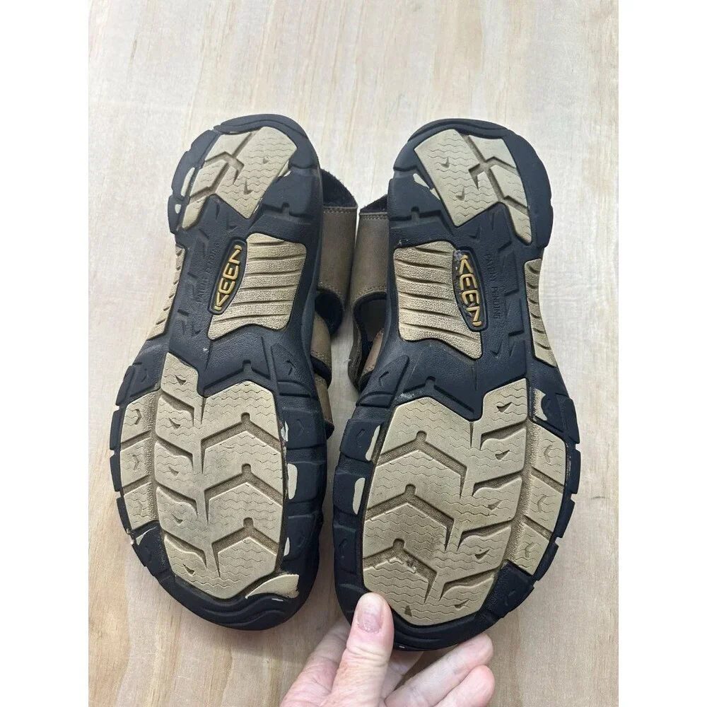 Keen Men’s 13m Leather Sandals‎ Round Toe